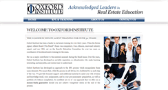 Desktop Screenshot of oxfordinstitute.co.za